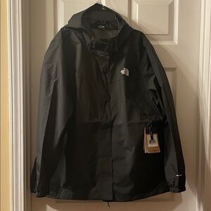 The North Face womens Black Rain jacket